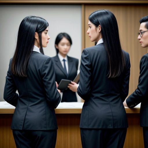 Lawyers in court discussing a case with their client